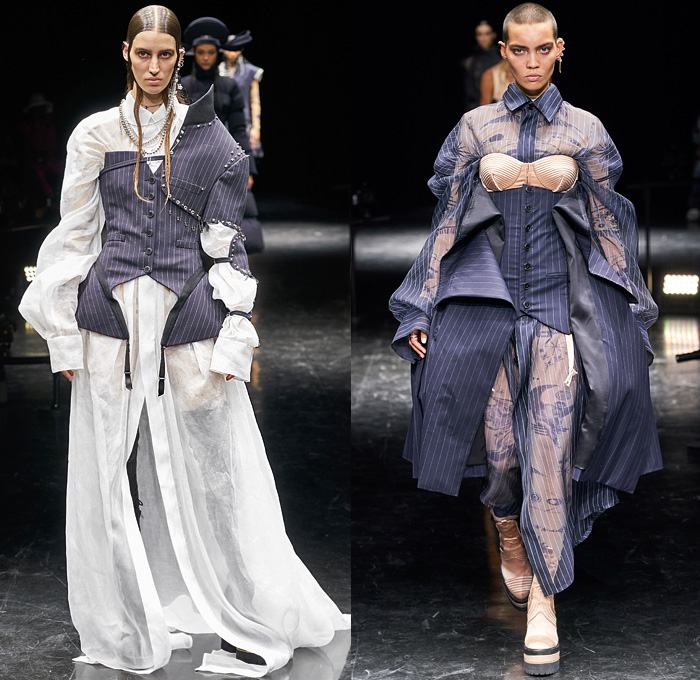Jean Paul Gaultier 2021-2022 Fall Winter Couture Womens | Denim Jeans ...