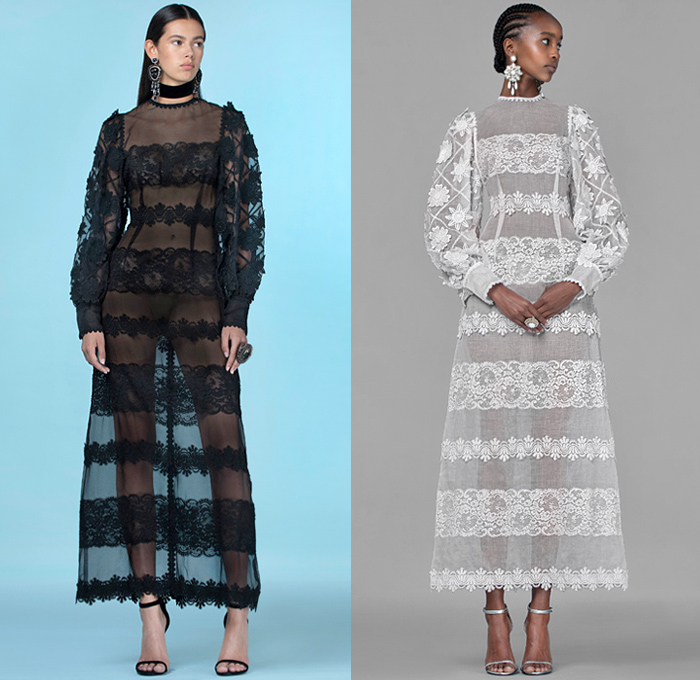 Andrew Gn 2021 Spring Summer Womens Lookbook Presentation - May There Be Light - Flowers Floral Daffodil Plants Butterflies Accordion Pleats Strapless Pads Poufy Shoulders Puff Sleeves Mockneck Blouse Cape Pellegrina Damsel Prairie Dress Puritan Collar Lace Eyelets Tweed Bedazzled Gems Jewels Crystals Beads Embroidery Gown Cutout Denim Jeans Jacket Blazer Coat Broche Sheer Tulle Knit Fringes Wide Leg Palazzo Pants Cutoffs Shorts Scarf Snakeskin Leather Boots Handbag