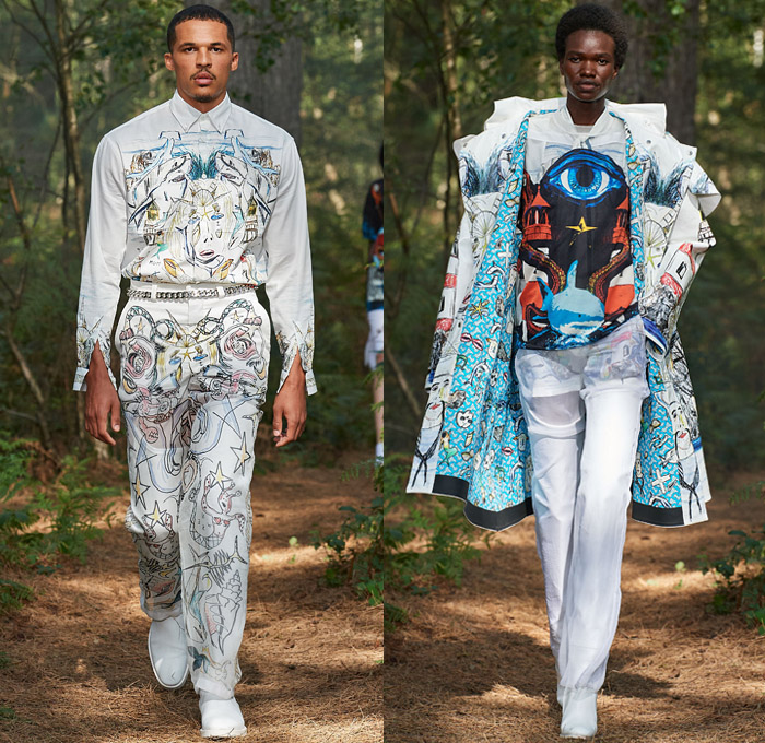 Burberry 2021 Spring Summer Mens Runway Looks | Denim Jeans Fashion Week  Runway Catwalks, Fashion Shows, Season Collections Lookbooks > Fashion  Forward Curation < Trendcast Trendsetting Forecast Styles Spring Summer  Fall Autumn Winter Designer Brands