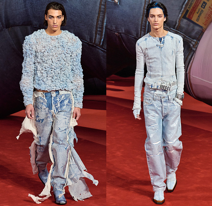 Louis Vuitton 2022 Resort Cruise Mens Looks Presentation  Denim Jeans  Fashion Week Runway Catwalks, Fashion Shows, Season Collections Lookbooks >  Fashion Forward Curation < Trendcast Trendsetting Forecast Styles Spring  Summer Fall