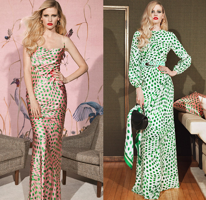 Brandon Maxwell 2022 Resort Cruise Pre-Spring Womens Lookbook Presentation - A Season for Wallflowers - Birds-of-Paradise Flowers Floral Leopard Cheetah Animal Zebra Stripes Butterflies Flamingo Leotard Onesie Turtleneck Party Cocktail Prairie Dress Gown Coat Bathrobe Plush Motorcycle Biker Jacket Noodle Spaghetti Strap Polka Dots Blazer Patchwork Blouse Cinch Poufy Shoulders Bell Sleeves Metal Fringes Skirt Shirtdress Scarf Knit Cape Pellegrina Crop Top Midriff Pants Handbag Boots