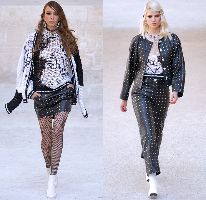 Chanel Brings Back The '80s Fashion Runway For Spring 2022
