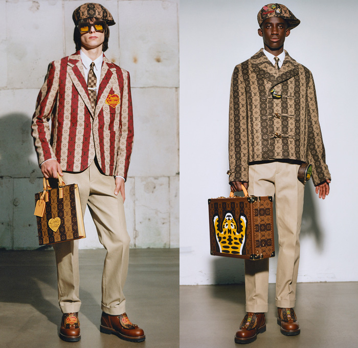 Louis Vuitton 2022-23FW DAMIER STITCH CREWNECK  Mens outfits, Shop mens  clothing, High fashion outfits