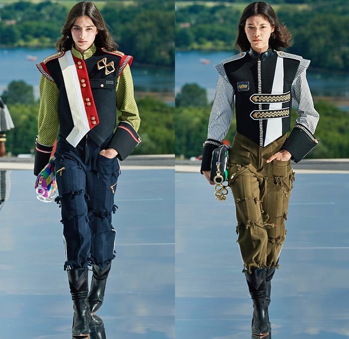 Louis Vuitton 2022 Resort Cruise Pre-Spring Womens Runway  Denim Jeans  Fashion Week Runway Catwalks, Fashion Shows, Season Collections Lookbooks >  Fashion Forward Curation < Trendcast Trendsetting Forecast Styles Spring  Summer Fall