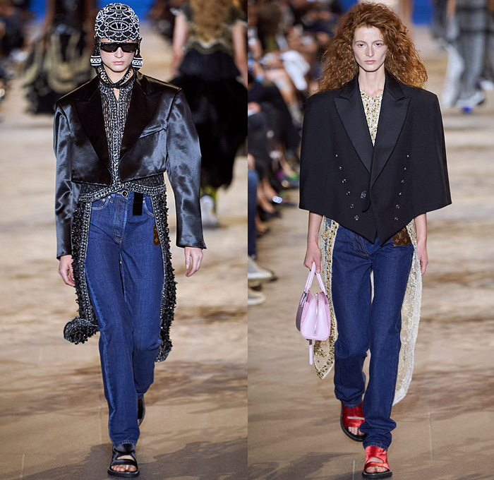 Louis Vuitton 2019 Spring Summer Mens Collection  Denim Jeans Fashion Week  Runway Catwalks, Fashion Shows, Season Collections Lookbooks > Fashion  Forward Curation < Trendcast Trendsetting Forecast Styles Spring Summer  Fall Autumn Winter Designer Brands