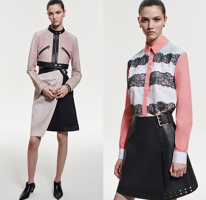 Ports 1961 2022 Resort Cruise Pre-Spring Womens Lookbook Presentation - Karl Templer – Duality Feminine Masculine Knit Crochet Weave Sweater Ribbed Buttons Panels Layers Silk Satin Bomber Jacket Flowers Floral Tuxedo Stripe Bomberdress Trench Coat Patchwork Pantsuit Handkerchief Hem Miniskirt Belt Straps Lace Embroidery Sheer Tulle Peel Away Crop Top Midriff Motorcycle Biker Long Sleeve Blouse V-Neck Cinch Accordion Pleats Cutout Shoulders Dress Slouchy Wide Leg Pants Handbag