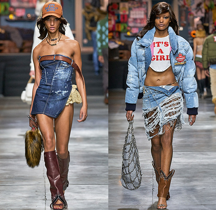 Dsquared2 2023-2024 Fall Autumn Winter Womens Runway, Fashion Forward  Forecast, Curated Fashion Week Runway Shows & Season Collections, Trendsetting Styles by Designer Brands