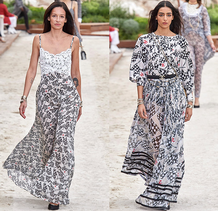 Chanel 2023 Resort Cruise Womens Runway Collection  Denim Jeans Fashion  Week Runway Catwalks, Fashion Shows, Season Collections Lookbooks > Fashion  Forward Curation < Trendcast Trendsetting Forecast Styles Spring Summer Fall  Autumn Winter Designer Brands