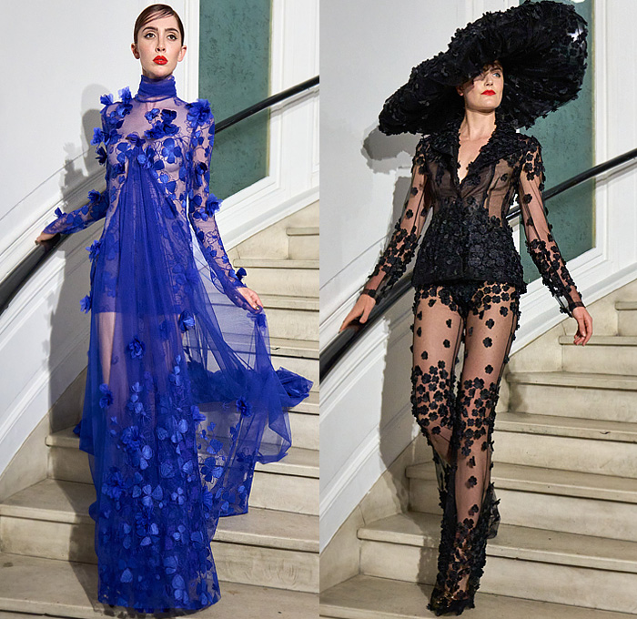 Christian Siriano 2023 Spring Summer Womens Runway Collection - Style Watch Trendcasting Styles - New York Fashion Week NYFW - Ombré Gradient Accordion Pleats Dress Gown Draped Capelet Stripes Sheer Tulle Mesh Tutu Pantsuit Wrap Puff Ball Poufy Trompe L'oeil Flowers Floral Petals Peplum Strapless Bedazzled Sequins Crystals Voluminous Ruffles Sheen One Shoulder Halterneck Noodle Strap Feathers Crop Top Midriff Flare Wide Leg Opera Gloves Wide Brim Hat Handbag Christian Siriano 2023 Spring Summer Womens Runway Collection - Style Watch Trendcasting Styles - New York Fashion Week NYFW - Ombré Gradient Accordion Pleats Dress Gown Draped Capelet Stripes Sheer Tulle Mesh Tutu Pantsuit Wrap Puff Ball Poufy Trompe L'oeil Flowers Floral Petals Peplum Strapless Bedazzled Sequins Crystals Voluminous Ruffles Sheen One Shoulder Halterneck Noodle Strap Feathers Crop Top Midriff Flare Wide Leg Opera Gloves Wide Brim Hat Handbag