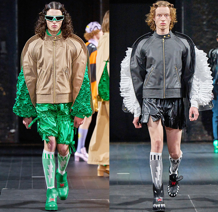 Walter Van Beirendonck 2020-2021 Fall Winter Mens Looks  Denim Jeans  Fashion Week Runway Catwalks, Fashion Shows, Season Collections Lookbooks >  Fashion Forward Curation < Trendcast Trendsetting Forecast Styles Spring  Summer Fall