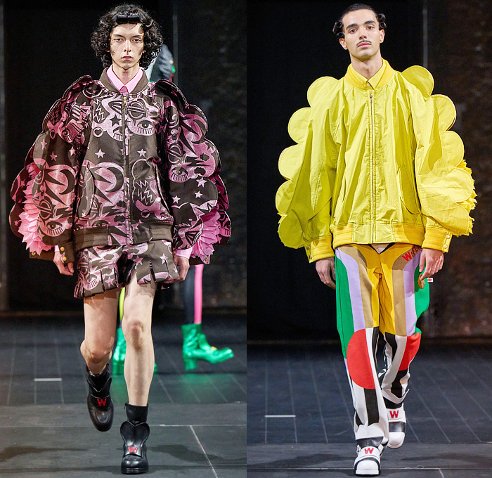 Walter Van Beirendonck 2020 Spring Summer Mens Runway  Denim Jeans Fashion  Week Runway Catwalks, Fashion Shows, Season Collections Lookbooks > Fashion  Forward Curation < Trendcast Trendsetting Forecast Styles Spring Summer Fall