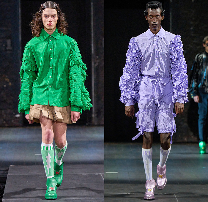 Walter Van Beirendonck 2021-2022 Fall Winter Mens Looks  Denim Jeans  Fashion Week Runway Catwalks, Fashion Shows, Season Collections Lookbooks >  Fashion Forward Curation < Trendcast Trendsetting Forecast Styles Spring  Summer Fall