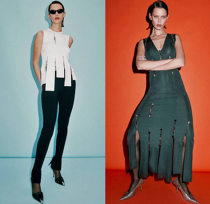 Hervé Léger 2024 Pre-Fall Autumn Womens Presentation, Fashion Forward  Forecast, Curated Fashion Week Runway Shows & Season Collections, Trendsetting Styles by Designer Brands