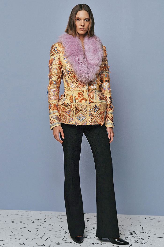 Christopher Esber 2026 Pre-Fall Womens Fashion Trends - dress, denim jeans, halterneck, beads, draped, shoelaces, embroidery, lace