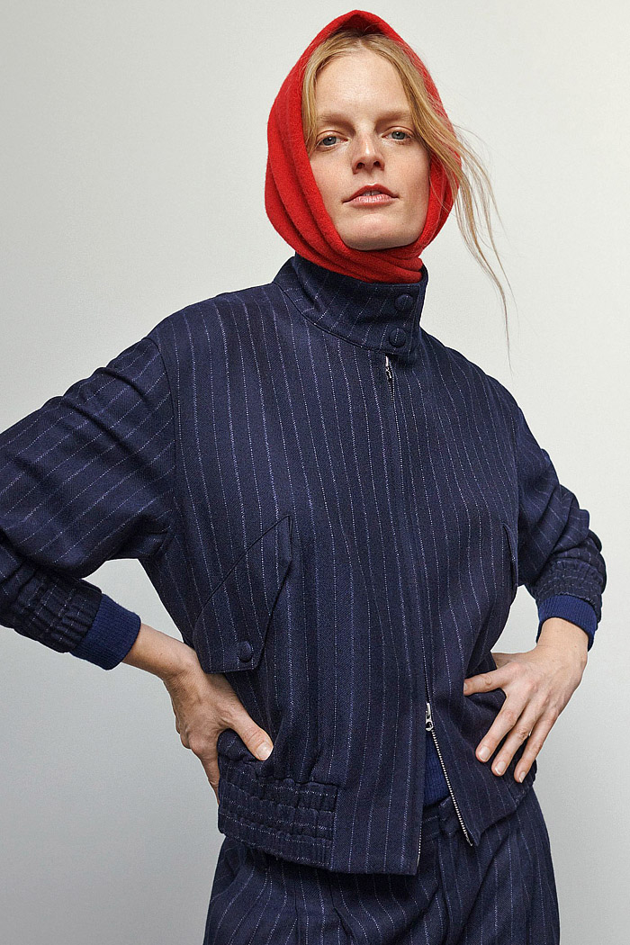 Rag & Bone 2026-2027 Fall Winter Womens Fashion Trends - Denim Jeans Vest Pockets Wide Leg Pinstripes Pantsuit Fur Coat Culottes
