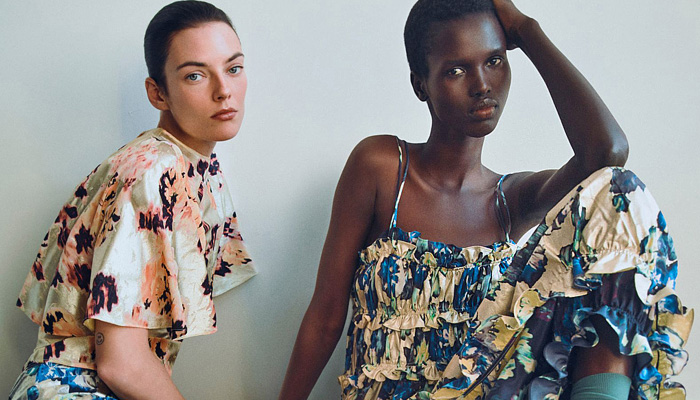 Ulla Johnson 2026 Pre-Fall Womens Fashion Trends - denim jeans, wide leg, crop tops, spicy colors, suede, brocade, ikat, crochet