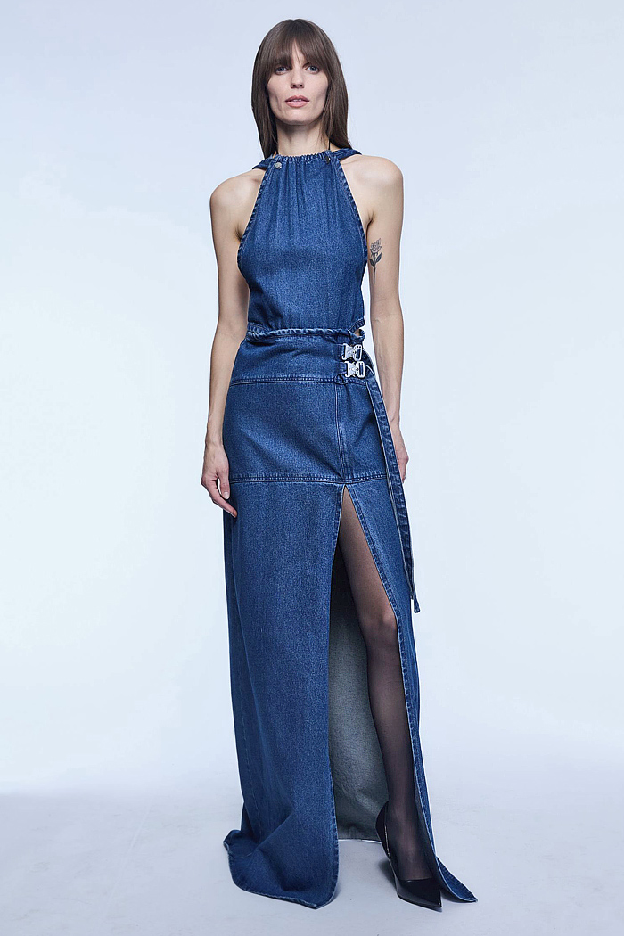 Yigal Azrouël 2026 Pre-Fall Autumn Womens Trends - denim, jeans, straps, lingerie, lace, corset, onesie, jumpsuit, trench coat
