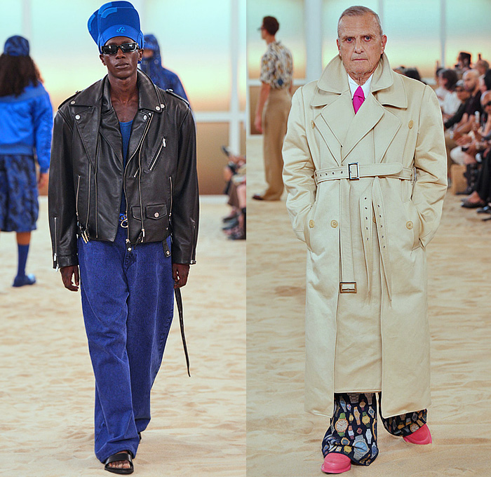 3.Paradis 2026 Spring Summer menswear – freedom doves, surreal art beachwear, multi-waistband denim, crystals, utility layers