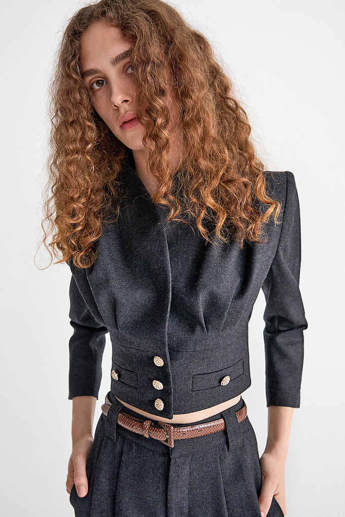 Alessandra Rich 2026 Spring Summer Women LFW - peasant sleeves, bralettes, lace embroidery, sequins, sheer, ruffles, bows, flowers