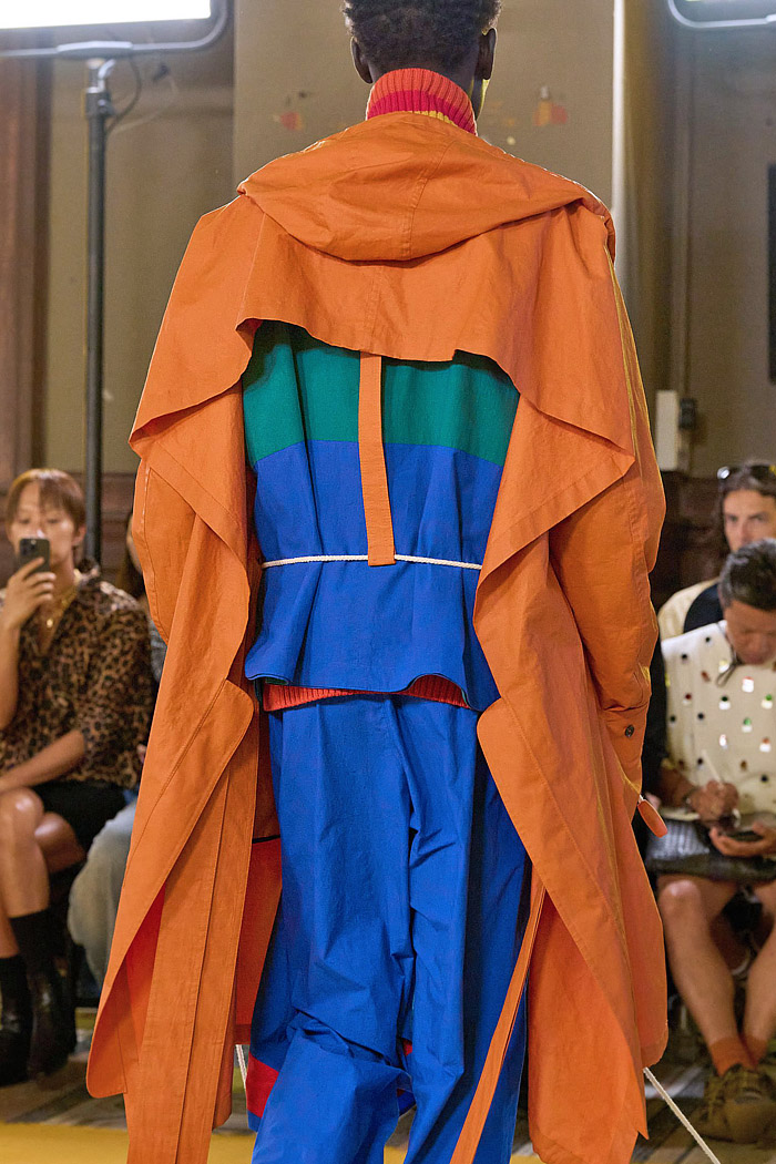 Craig Green 2026 Spring Summer Mens Runway - Vest, Straps, Fred Perry Collab, Knit Fringes, Skirt Shorts, Flowers, and Rainwear