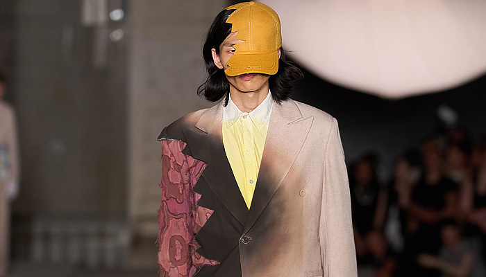 KidSuper 2026 Spring Summer Mens - flaps, children's book illustrations, coats, patchwork, wide leg jeans, apron, deconstructed