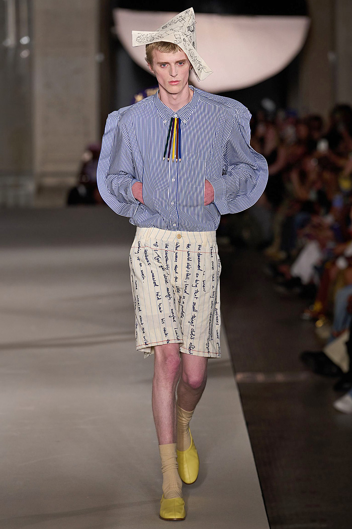 KidSuper 2026 Spring Summer Mens - flaps, children's book illustrations, coats, patchwork, wide leg jeans, apron, deconstructed