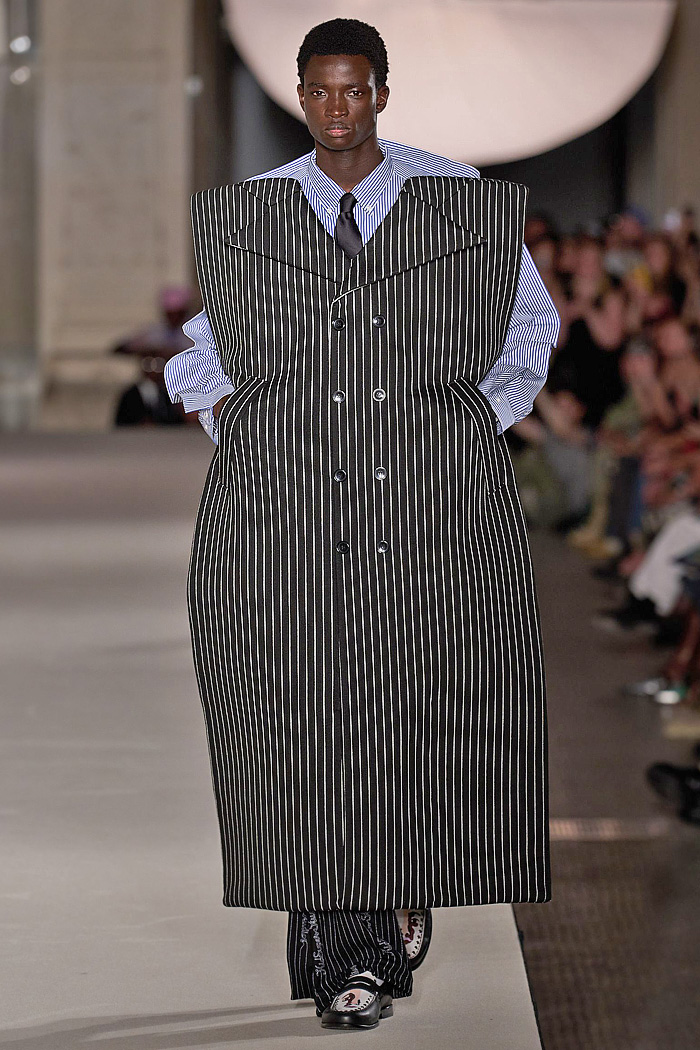 KidSuper 2026 Spring Summer Mens - flaps, children's book illustrations, coats, patchwork, wide leg jeans, apron, deconstructed