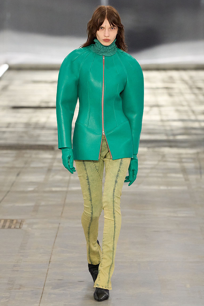 KNWLS 2026 Spring Summer Womens denim jeans, leotard, bodycon, neoprene, harness, armor, flare, corset, check, tights, Nike collab