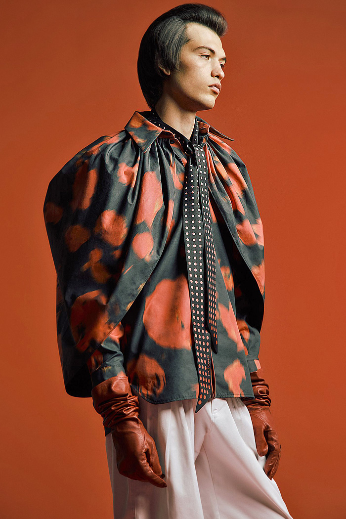 Palomo Spain 2026 Resort Cruise Mens Looks - Cocoon - loungewear, retro, capes, disco suits, wide leg, gender-bender shirt