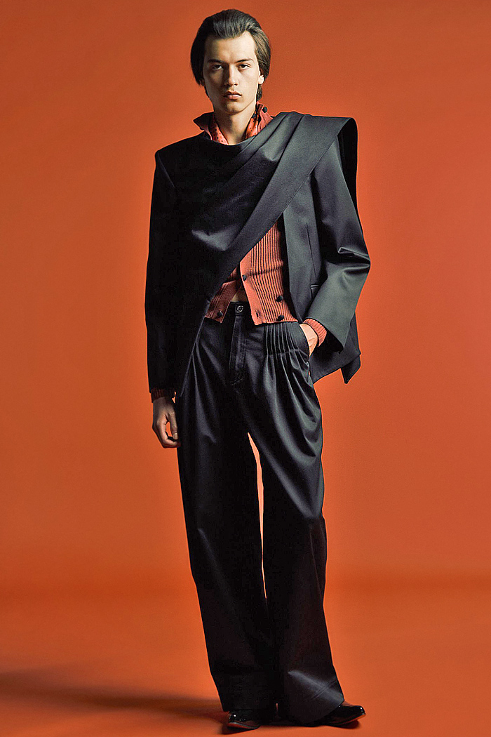 Palomo Spain 2026 Resort Cruise Mens Looks - Cocoon - loungewear, retro, capes, disco suits, wide leg, gender-bender shirt