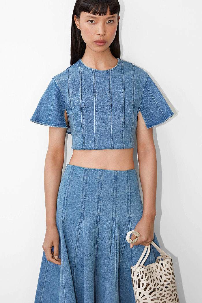 Simkhai 2026 Resort Cruise Pre-Spring Womens Lookbook – coastal city mesh, denim, crystals, suede, pleats, and beach-inspired styles
