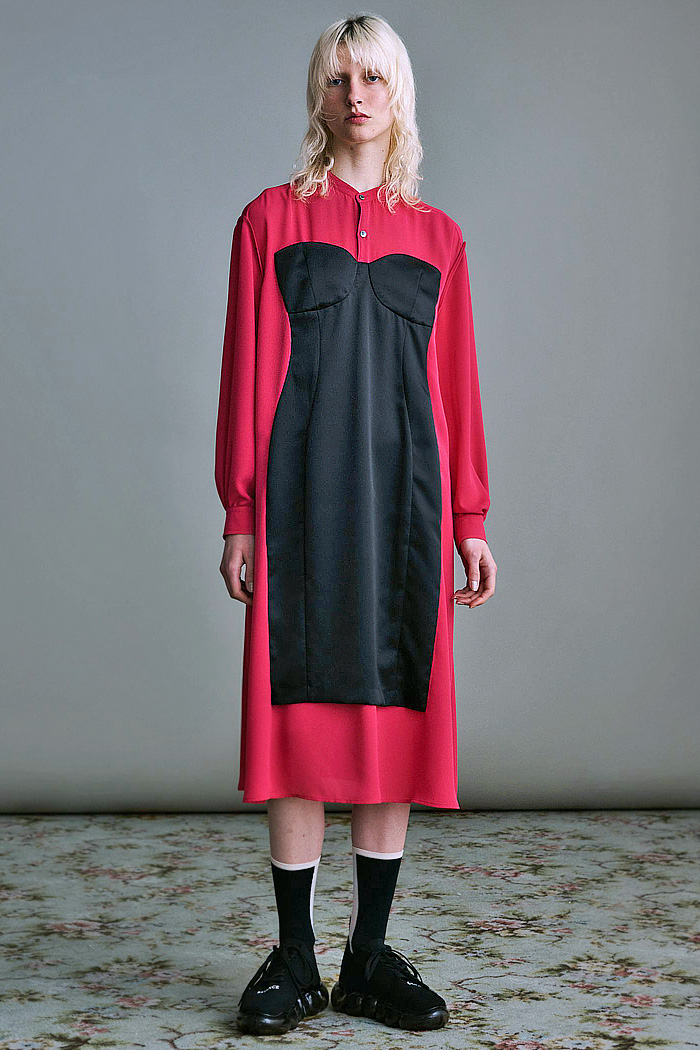 Undercover 2026 Resort Cruise Womenswear - deconstructed, denim jeans, pleats, pajamas, lace, layers, skull flowers, patchwork