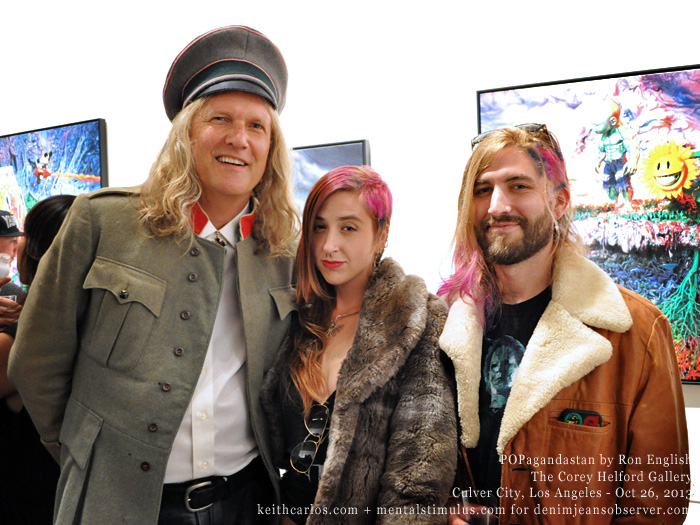 POPagandastan by Ron English Art Show Exhibition at The Corey Helford Gallery Culver City Los Angeles - Denim Jeans Observer supports the Arts Community - Gallery Event Coverage - Pop Art Surrealism Oil Paintings