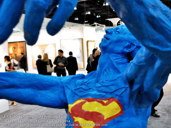 LA Art Show 2014 Opening Night Premiere Party - South Hall J&K Los Angeles Convention Center  - Denim Jeans Observer supports the Arts Community - Historic Modern Contemporary Art Show Event Coverage January 15, 2014