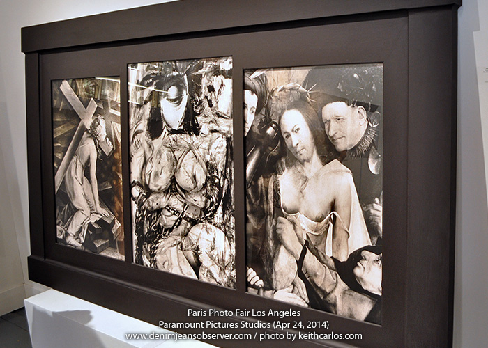 (05) Woman Christ Triptych by Joel-Peter Witkin at Catherine Edelman Gallery -  Paris Photo Fair Los Angeles Paramount Pictures Studios April 24 2014 - Event Art Show Coverage for Denim Jeans Observer - Keith Carlos Photography