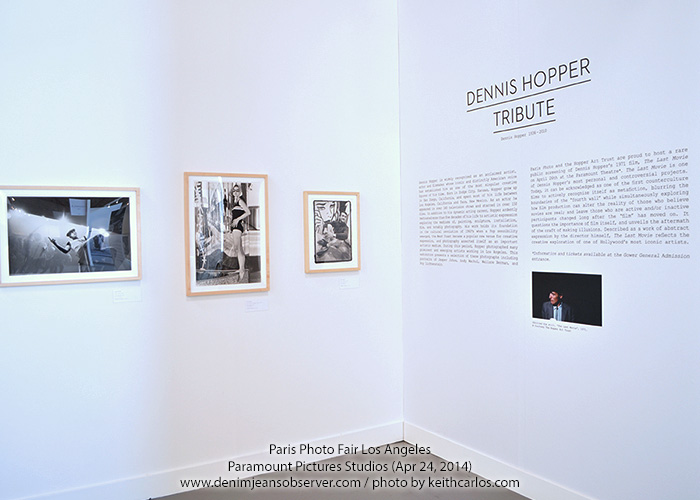 (13) Dennis Hopper Tribute Wall - Paris Photo Fair Los Angeles Paramount Pictures Studios April 24 2014 - Event Art Show Coverage for Denim Jeans Observer - Keith Carlos Photography