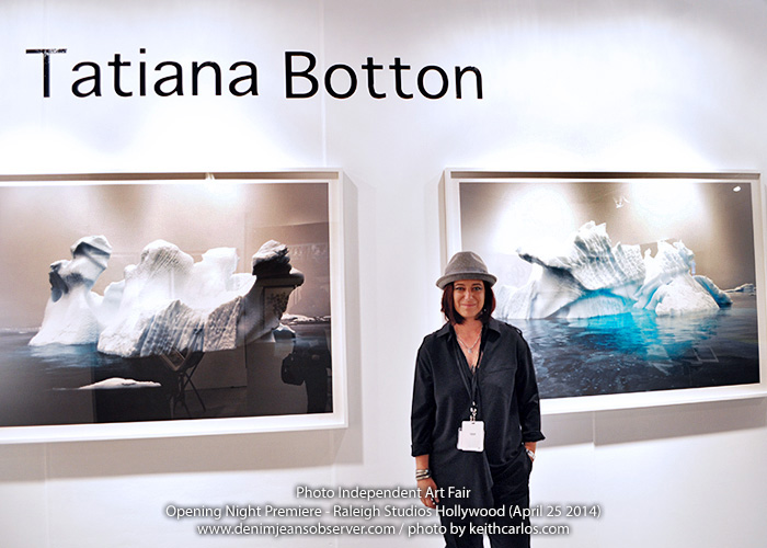 (04) Tatiana Botton - Photo Independent Art Fair Opening Night Premiere Raleigh Studios Hollywood April 25 2014 - Event Art Show Photo Exhibition Coverage for Denim Jeans Observer - Keith Carlos Photography