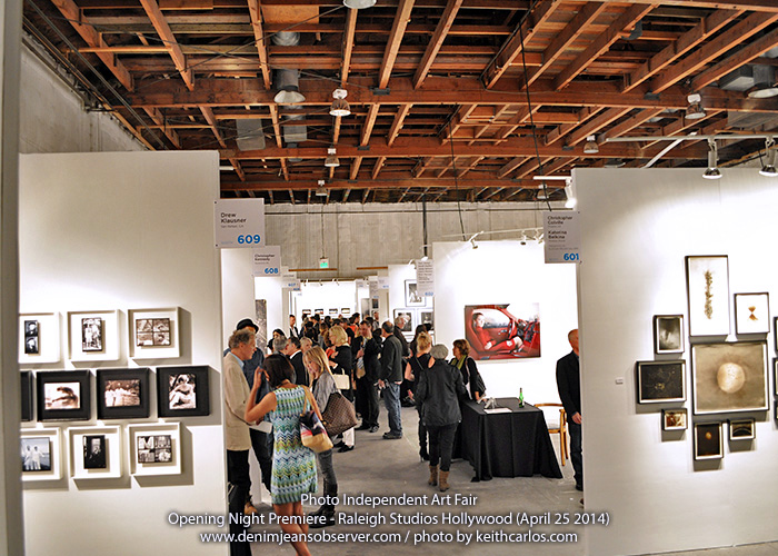 Photo Independent Art Fair Opening Night Premiere Raleigh Studios Hollywood April 25 2014 - Event Art Show Photo Exhibition Coverage for Denim Jeans Observer - Keith Carlos Photography