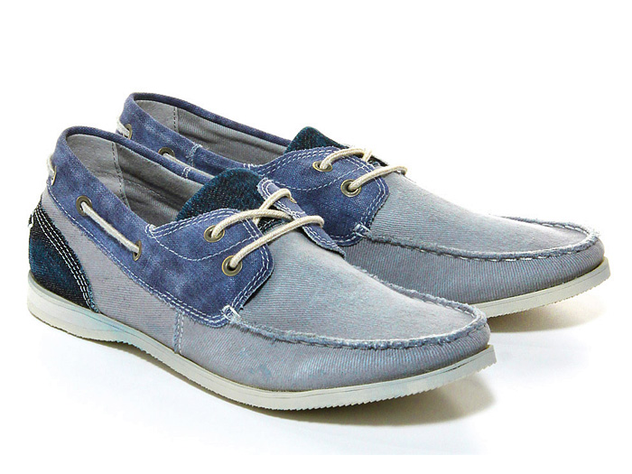 Esprit Denim Boat Shoes and Sneakers - Footwear 2013 Spring Summer Mens - Deck Top Siders & Casual Trainers Kicks - Made in Denim Finds #MadeInDenim #DenimFinds: Accessories, Headgear, Footwear, Shoes, Bags, Toys and Products Made in Denim, Quirky & Cool Finds, Denim Outerwear (coats, parkas, capes, jackets, vests and more)