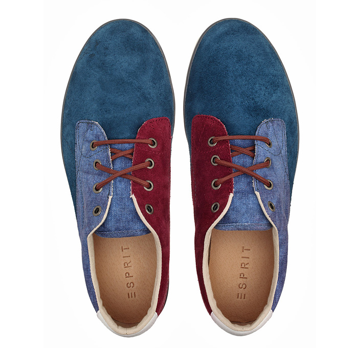 Esprit Denim Boat Shoes and Sneakers - Footwear 2013 Spring Summer Mens - Deck Top Siders & Casual Trainers Kicks - Made in Denim Finds #MadeInDenim #DenimFinds: Accessories, Headgear, Footwear, Shoes, Bags, Toys and Products Made in Denim, Quirky & Cool Finds, Denim Outerwear (coats, parkas, capes, jackets, vests and more)
