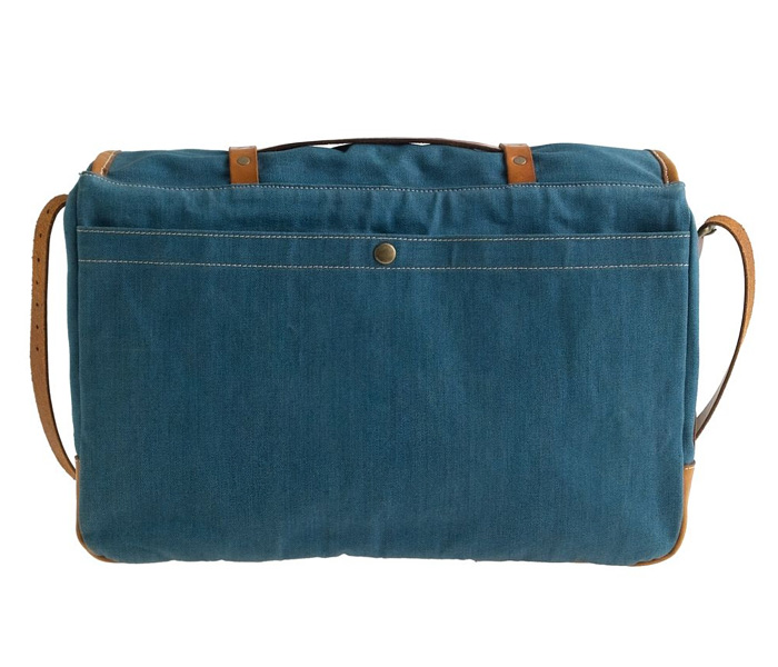 J.Crew Made in Denim Finds Mens 2013 Spring - Sperry Top-Sider Deck Boat Shoes & Wallace & Barnes Messenger Bag - Made in Denim Finds #MadeInDenim #DenimFinds: Accessories, Headgear, Footwear, Shoes, Bags, Toys and Products Made in Denim, Quirky & Cool Finds, Denim Outerwear (coats, parkas, capes, jackets, vests and more)