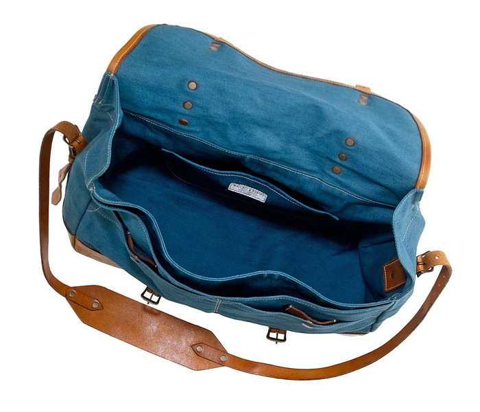 J.Crew Made in Denim Finds Mens 2013 Spring - Sperry Top-Sider Deck Boat Shoes & Wallace & Barnes Messenger Bag - Made in Denim Finds #MadeInDenim #DenimFinds: Accessories, Headgear, Footwear, Shoes, Bags, Toys and Products Made in Denim, Quirky & Cool Finds, Denim Outerwear (coats, parkas, capes, jackets, vests and more)