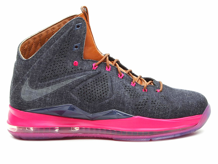 Nike LeBron X Claim EXT Denim QS - Basketball Shoes Made in Denim Footwear Sports Finds - Made in Denim Finds #MadeInDenim #DenimFinds: Accessories, Headgear, Footwear, Shoes, Bags, Toys and Products Made in Denim, Quirky & Cool Finds, Denim Outerwear (coats, parkas, capes, jackets, vests and more)