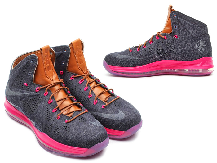 Nike LeBron X Claim EXT Denim QS - Basketball Shoes Made in Denim Footwear Sports Finds - Made in Denim Finds #MadeInDenim #DenimFinds: Accessories, Headgear, Footwear, Shoes, Bags, Toys and Products Made in Denim, Quirky & Cool Finds, Denim Outerwear (coats, parkas, capes, jackets, vests and more)