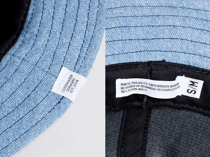 Norse Projects Denim Headwear Series - Denim Bucket Hat & Flap Cap - Made in Denim Finds #MadeInDenim #DenimFinds: Accessories, Headgear, Footwear, Shoes, Bags, Toys and Products Made in Denim, Quirky & Cool Finds, Denim Outerwear (coats, parkas, capes, jackets, vests and more)