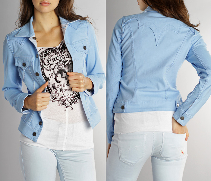 Parasuco Reversible Western Denim Jacket for 2013 Spring | Denim Jeans ...