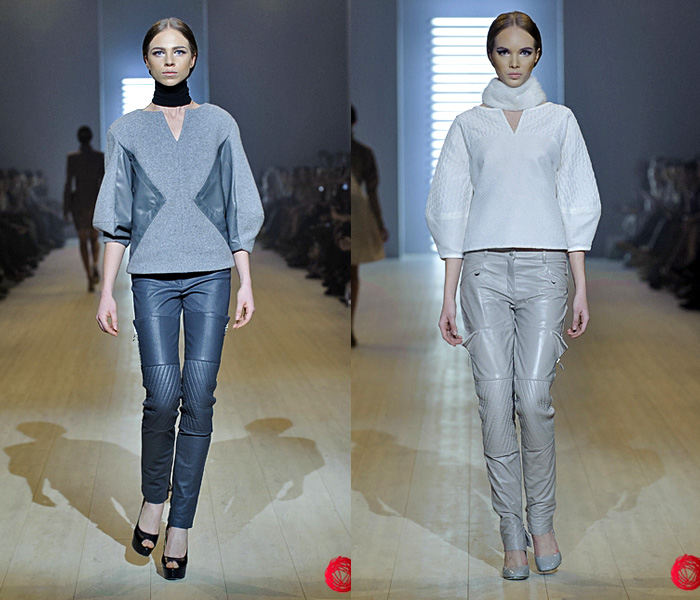 (1) Andre Tan - Ukrainian Fashion Week: Jeanswear 2013-2014 Fall Winter Womens Runways: Designer Denim Jeans Fashion: Season Collections, Runways, Lookbooks and Linesheets