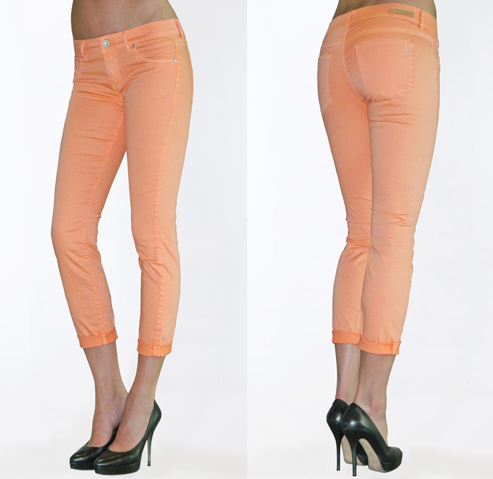 (4) Womens Faith Crop Colored Jeans in Mango - Articles of Society 2013 Spring Summer Womens Denim Picks - Trend Watch - Interesting News, Fashion Forecasts, Color Reports, Fresh New Jeans, Hot Denim Styles, Spotted at the Clothing Rack and Upcoming Trends