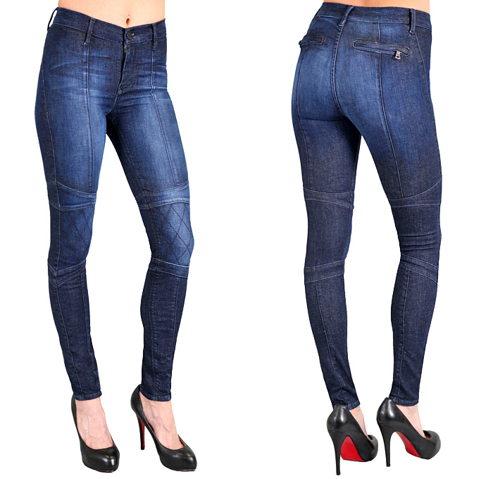 Black Orchid Motorcycle Jeggings Stretch Denim w Biker Knee Panels ...