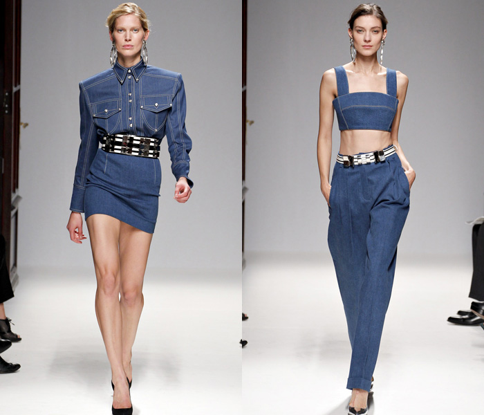 Denim and Jeanswear on the Spring Summer Womens Runways Batch I: Trend Watch: Hot Denim Styles, Upcoming Trends, Spotted at the Clothing Rack & Fresh New Jeans